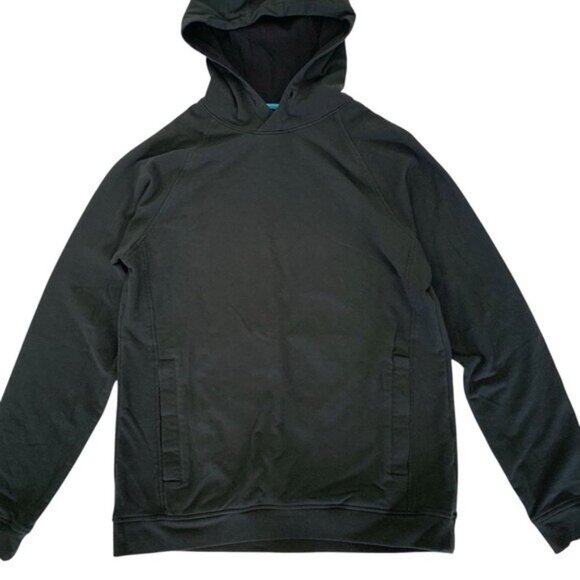 Devereux Golf Sweater Small Black Hooded Pullover Men Activewear Casual - Picture 3 of 6